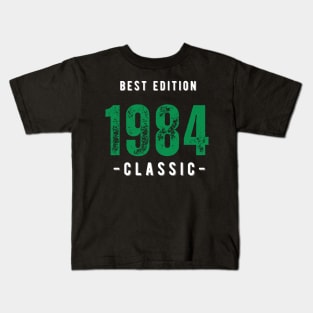 Vintage Birthday Year 1984 White Kids T-Shirt